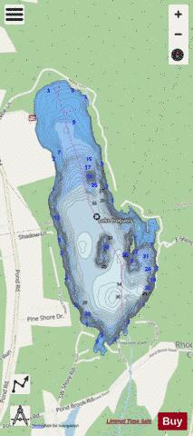 Lake Iroquois depth contour Map - i-Boating App - Streets