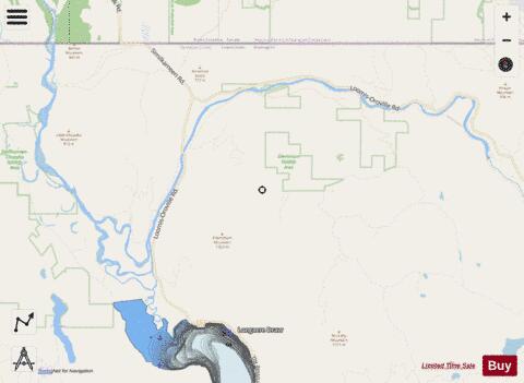 Similkameen River (Enloe Dam) depth contour Map - i-Boating App - Streets