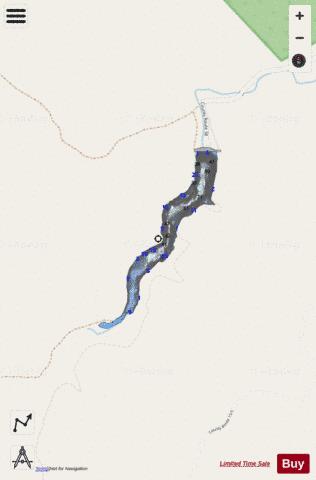 Elkwater Fork depth contour Map - i-Boating App - Streets