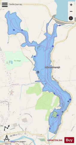 McDonough Lake depth contour Map - i-Boating App - Streets