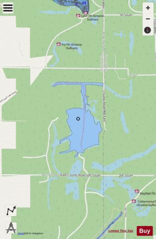 Reservoir Number Twenty-nine depth contour Map - i-Boating App - Streets