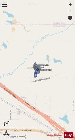 Abernathy Lake depth contour Map - i-Boating App - Streets