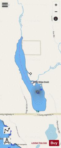 Rocky Ridge Lake depth contour Map - i-Boating App - Streets
