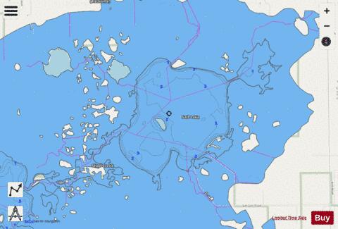 SALT LAKE depth contour Map - i-Boating App - Streets