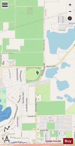 Bonnie, Lake depth contour Map - i-Boating App - Streets