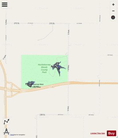 US_IA_hae69 depth contour Map - i-Boating App - Streets