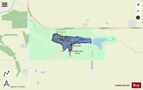 US_IA_lit05 depth contour Map - i-Boating App - Streets