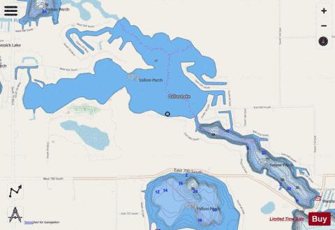 Westler Lake depth contour Map - i-Boating App - Streets