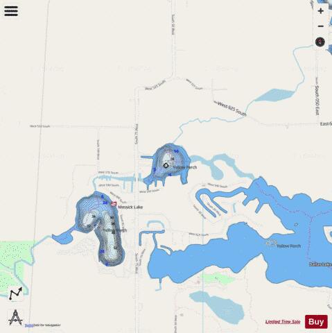 Hackenburg Lake depth contour Map - i-Boating App - Streets