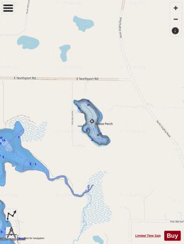 Latta Lake depth contour Map - i-Boating App - Streets