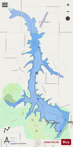 Lake Sullivan depth contour Map - i-Boating App - Streets