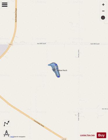 LINDSEY LAKE depth contour Map - i-Boating App - Streets