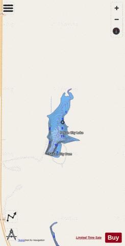 Sedan City North Lake depth contour Map - i-Boating App - Streets