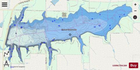 Winfield City Lake depth contour Map - i-Boating App - Streets