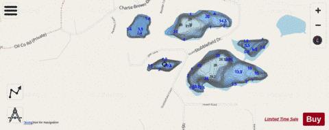 CC Lake depth contour Map - i-Boating App - Streets
