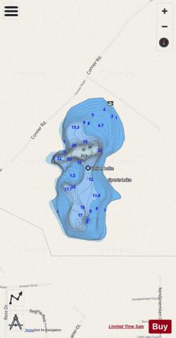 Union Lake depth contour Map - i-Boating App - Streets
