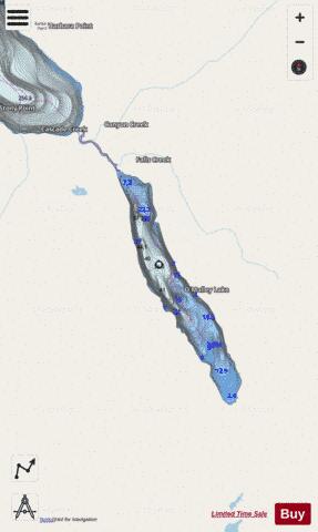 O Malley Lake depth contour Map - i-Boating App - Streets