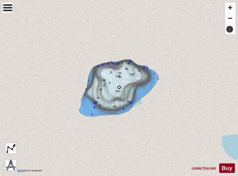 Middle Makpik Lake depth contour Map - i-Boating App - Streets