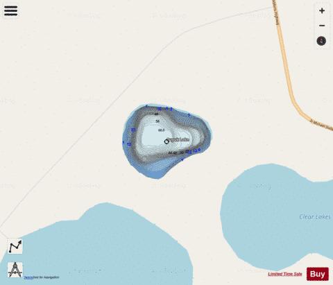Puyuk Lake depth contour Map - i-Boating App - Streets