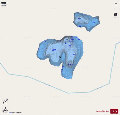 Skeeter Lake depth contour Map - i-Boating App - Streets