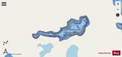 Birch Tree Lake depth contour Map - i-Boating App - Streets