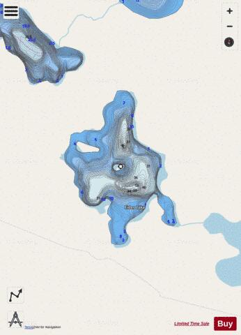 Eider Lake depth contour Map - i-Boating App - Streets