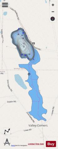 Lake Pleasant depth contour Map - i-Boating App - Streets