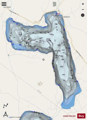 Seymour Lake depth contour Map - i-Boating App - Streets