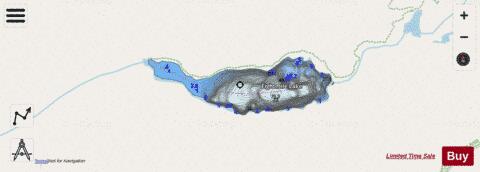 Eightmile Lake depth contour Map - i-Boating App - Streets