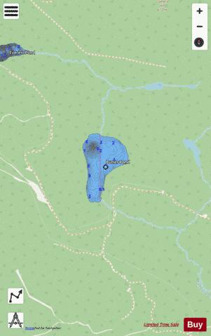 Butler Pond depth contour Map - i-Boating App - Streets