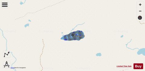 Clish Pond depth contour Map - i-Boating App - Streets