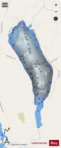 Colcord Pond depth contour Map - i-Boating App - Streets