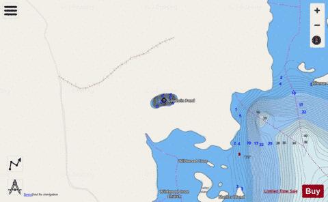 Goodwin Pond depth contour Map - i-Boating App - Streets