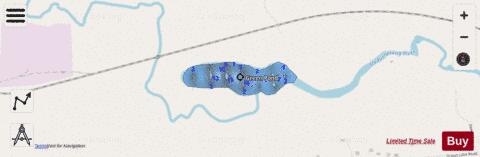 Green Pond depth contour Map - i-Boating App - Streets