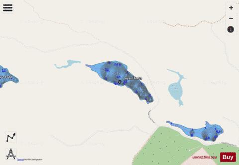 Heald Ponds depth contour Map - i-Boating App - Streets