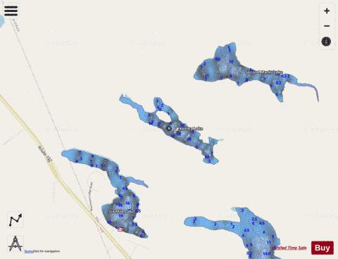 Keeley Lake depth contour Map - i-Boating App - Streets
