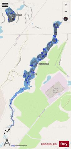 Killick Pond depth contour Map - i-Boating App - Streets