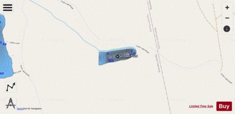 Selmore Pond depth contour Map - i-Boating App - Streets