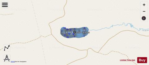 Little Fish Pond depth contour Map - i-Boating App - Streets