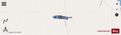 Little Lily Lake depth contour Map - i-Boating App - Streets