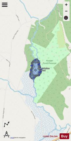 Little Sabattus Pond depth contour Map - i-Boating App - Streets
