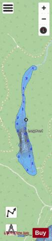 Long Pond depth contour Map - i-Boating App - Streets