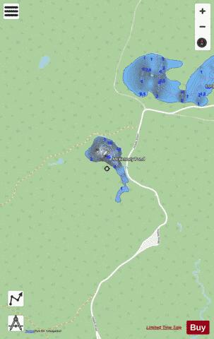 McKenney Pond depth contour Map - i-Boating App - Streets
