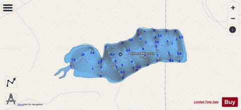 Pickett Mountain Pond depth contour Map - i-Boating App - Streets