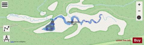 Stratton Brook Pond depth contour Map - i-Boating App - Streets
