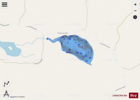 Upper Portage Pond depth contour Map - i-Boating App - Streets