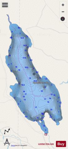 Wytopitlock Lake depth contour Map - i-Boating App - Streets