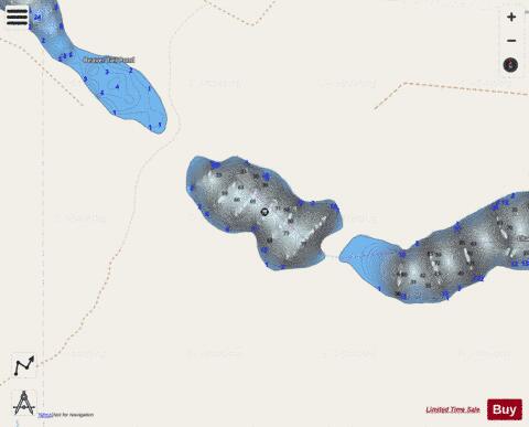 Portage Pond depth contour Map - i-Boating App - Streets