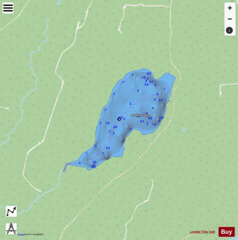 Presley Lake depth contour Map - i-Boating App - Streets