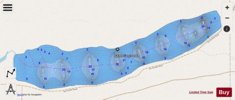 Saint Francis Lake depth contour Map - i-Boating App - Streets